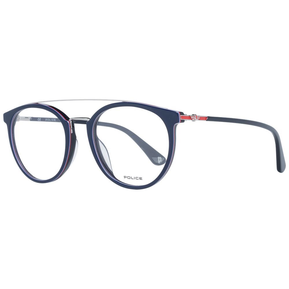 Police Blue Metal & Plastic Glasses Men's (Frames)