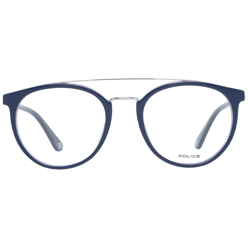 Police Blue Metal & Plastic Glasses Men's (Frames)