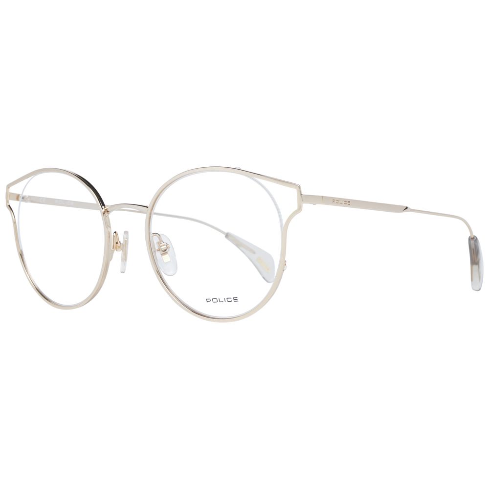 Police Rose Gold Metal & Plastic Glasses Women's (Frames)