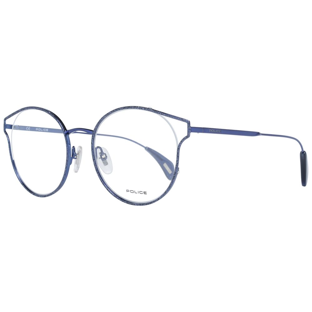 Police Blue Metal & Plastic Glasses Women's (Frames)