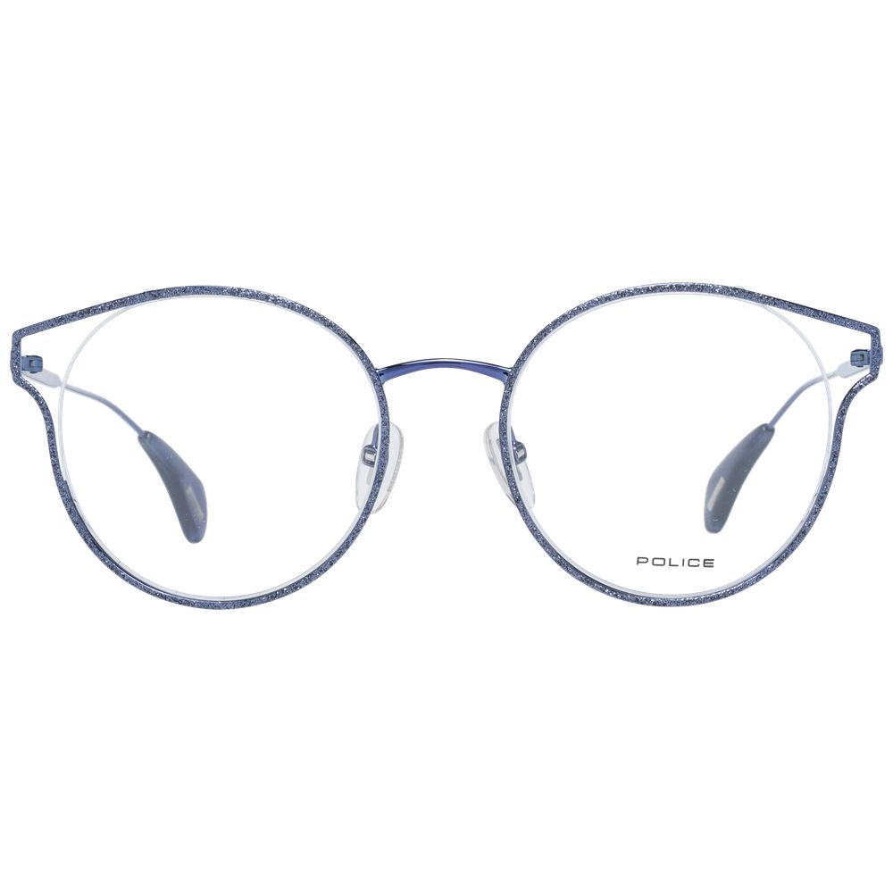 Police Blue Metal & Plastic Glasses Women's (Frames)