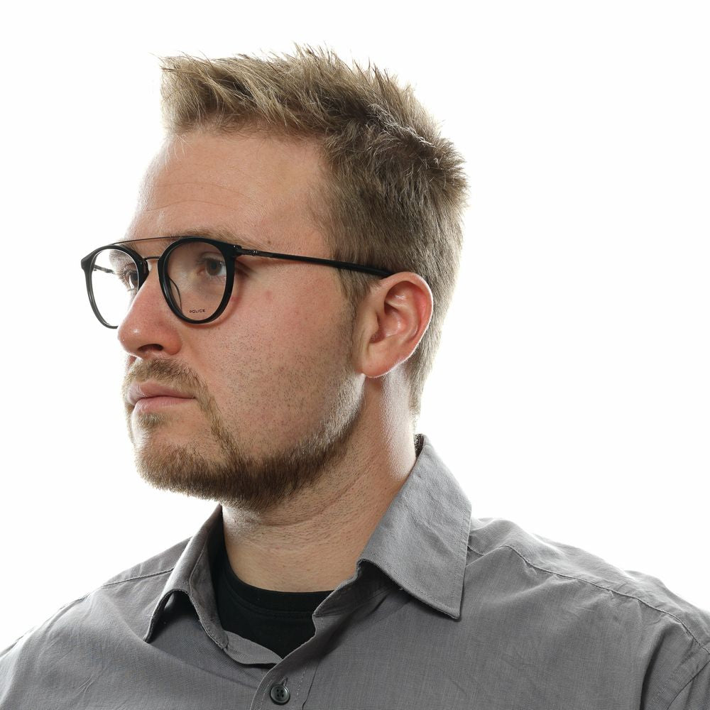 Police Black Metal & Plastic Glasses Men's (Frames)