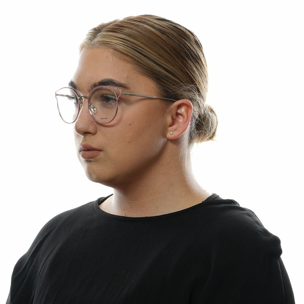 Police Pink Metal & Plastic Glasses Women's (Frames)
