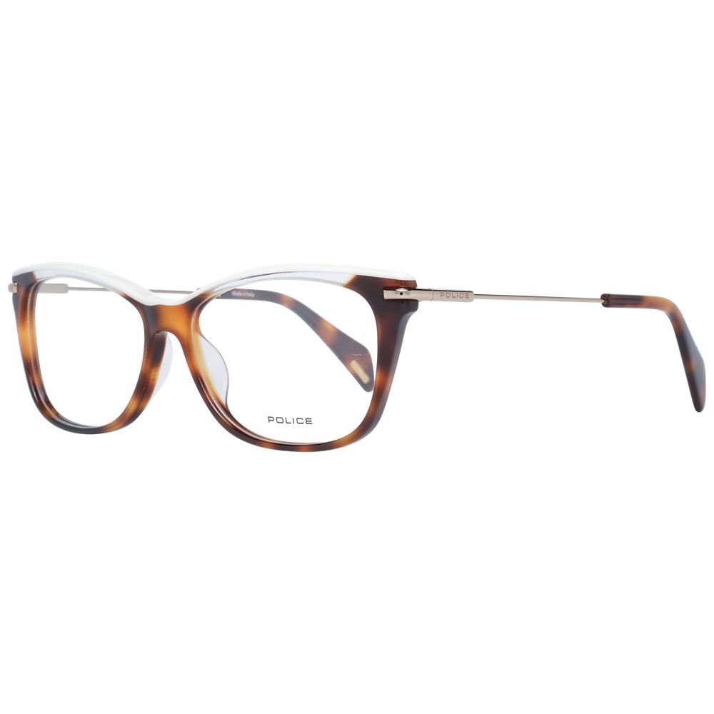Police Brown Metal & Plastic Glasses Women's (Frames)