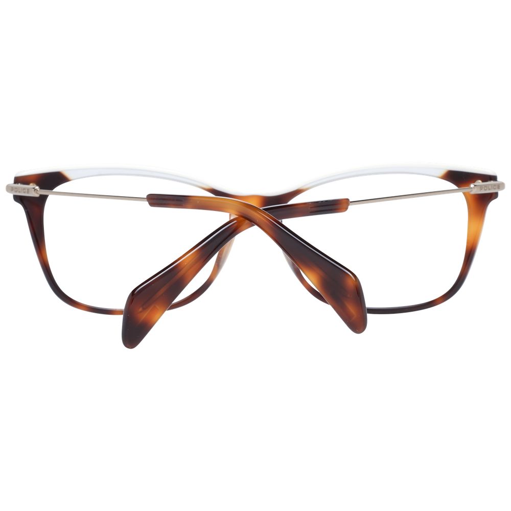 Police Brown Metal & Plastic Glasses Women's (Frames)