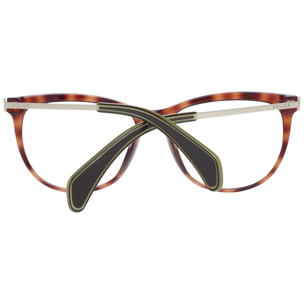 Police Brown Metal & Plastic Glasses Women's (Frames)