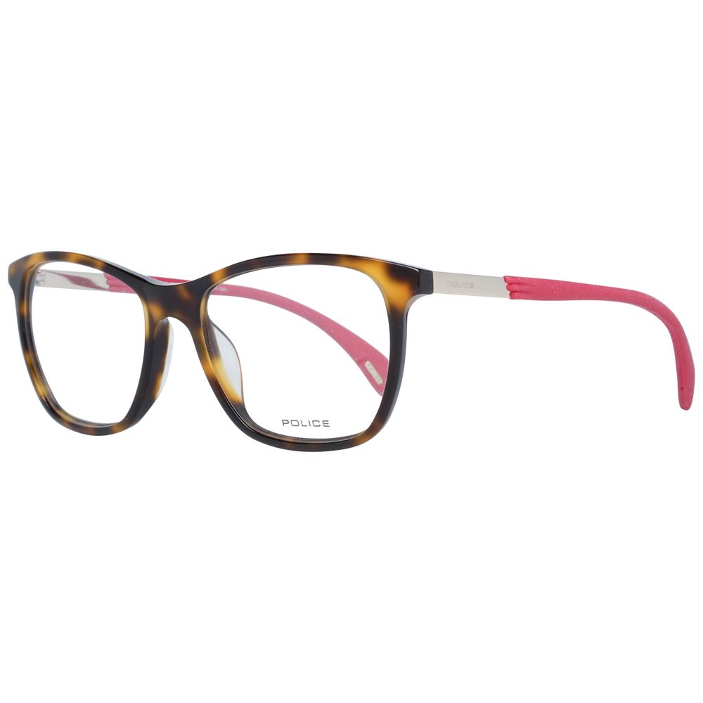 Police Brown Metal & Plastic Glasses Women's (Frames)
