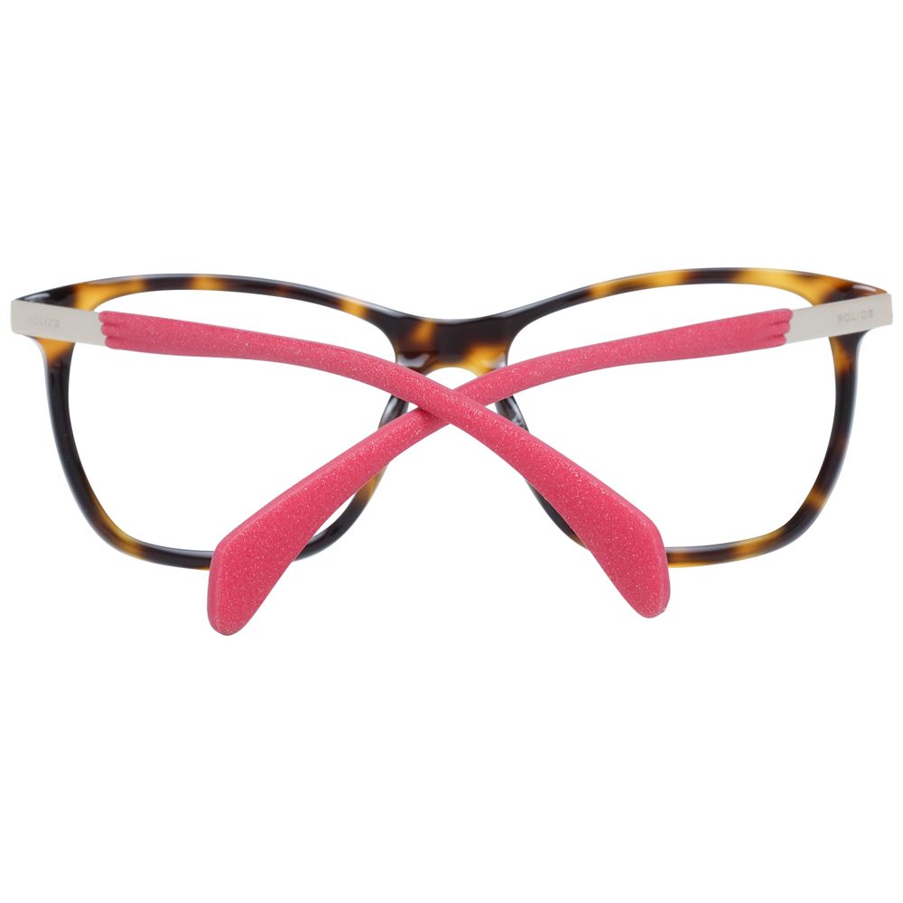 Police Brown Metal & Plastic Glasses Women's (Frames)