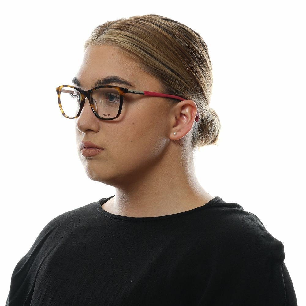 Police Brown Metal & Plastic Glasses Women's (Frames)