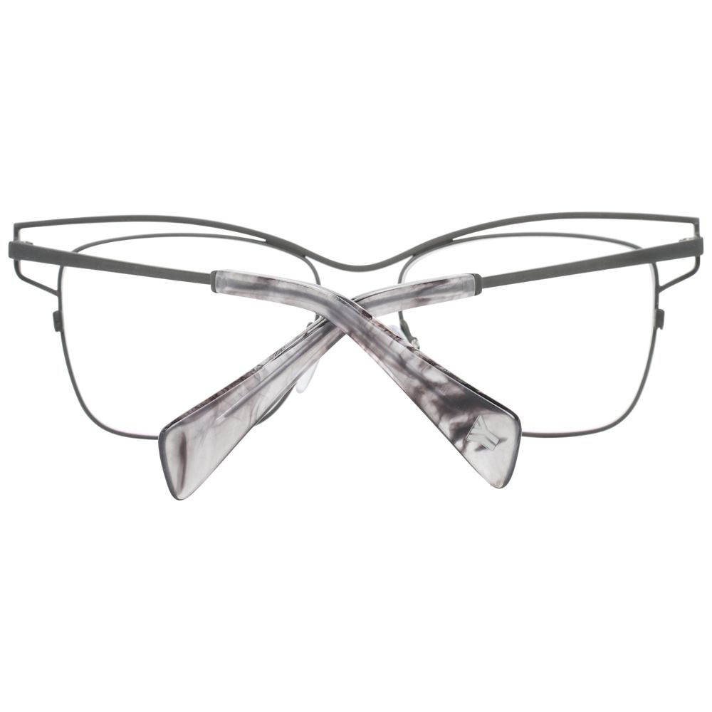 Yohji Yamamoto Gray Titanium Glasses Women's (Frames)