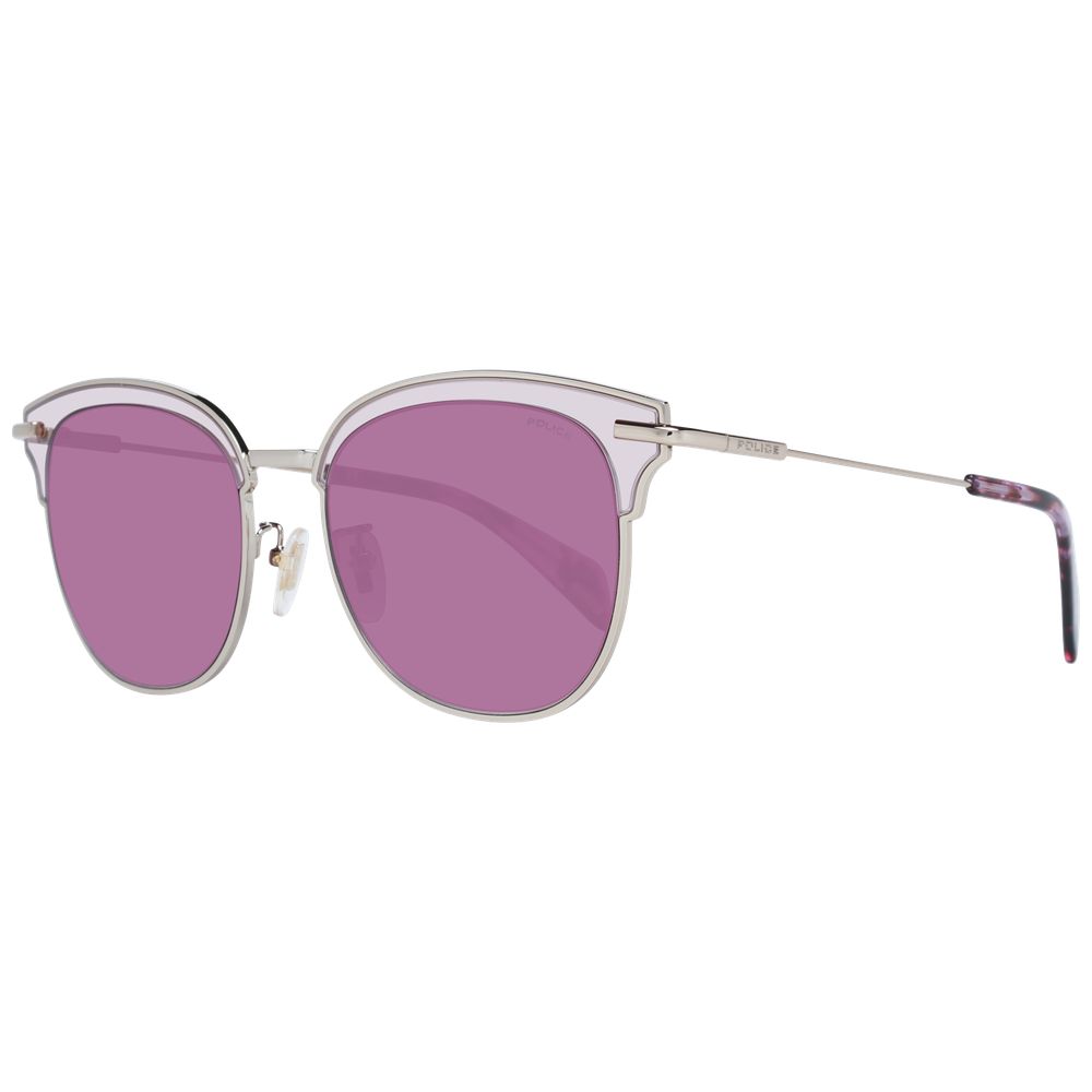 Police Gold Metal & Plastic Women's Sunglasses