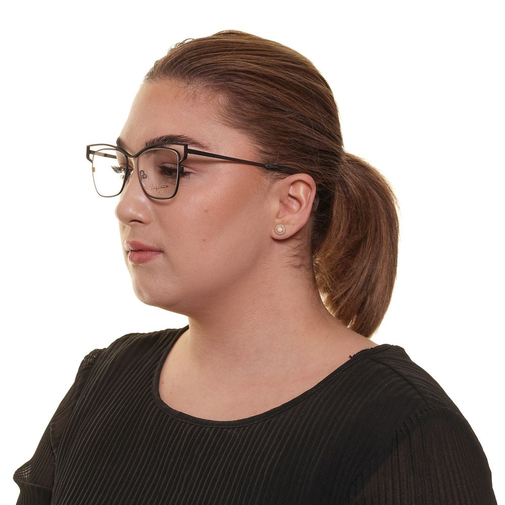 Yohji Yamamoto Gray Titanium Glasses Women's (Frames)
