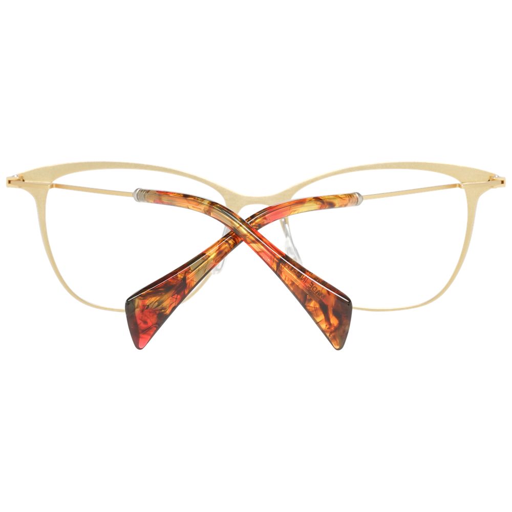 Yohji Yamamoto Gold Metal Glasses Women's (Frames)