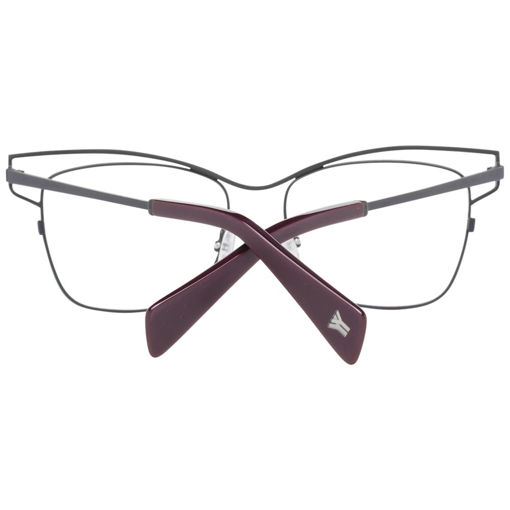 Yohji Yamamoto Gray Titanium Glasses Women's (Frames)