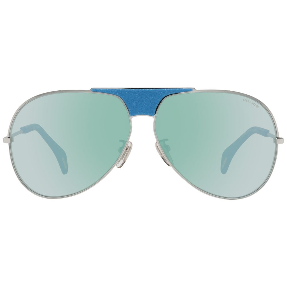 Police Blue Plastic Women's Sunglasses