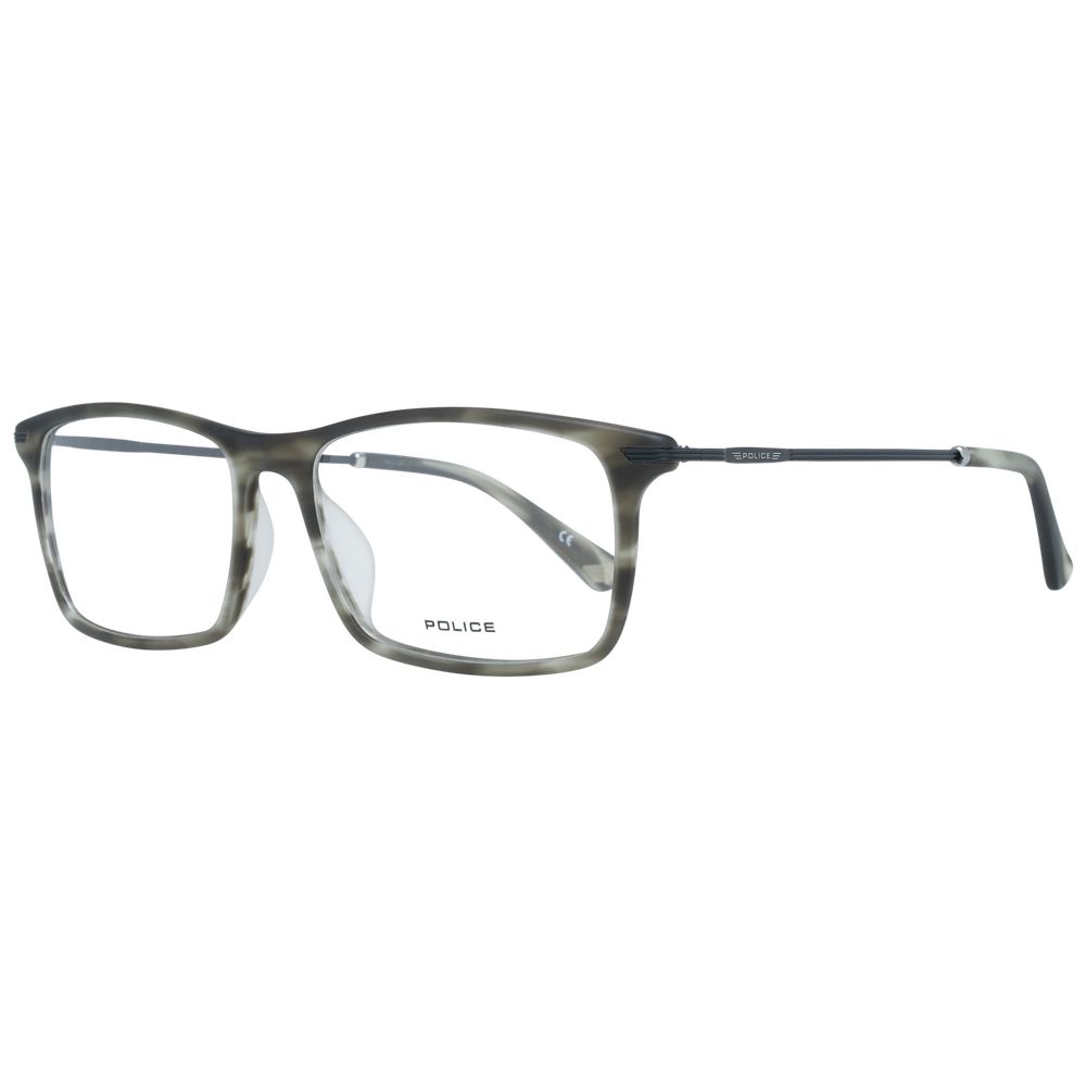Police Gray Metal & Plastic Glasses Men's (Frames)