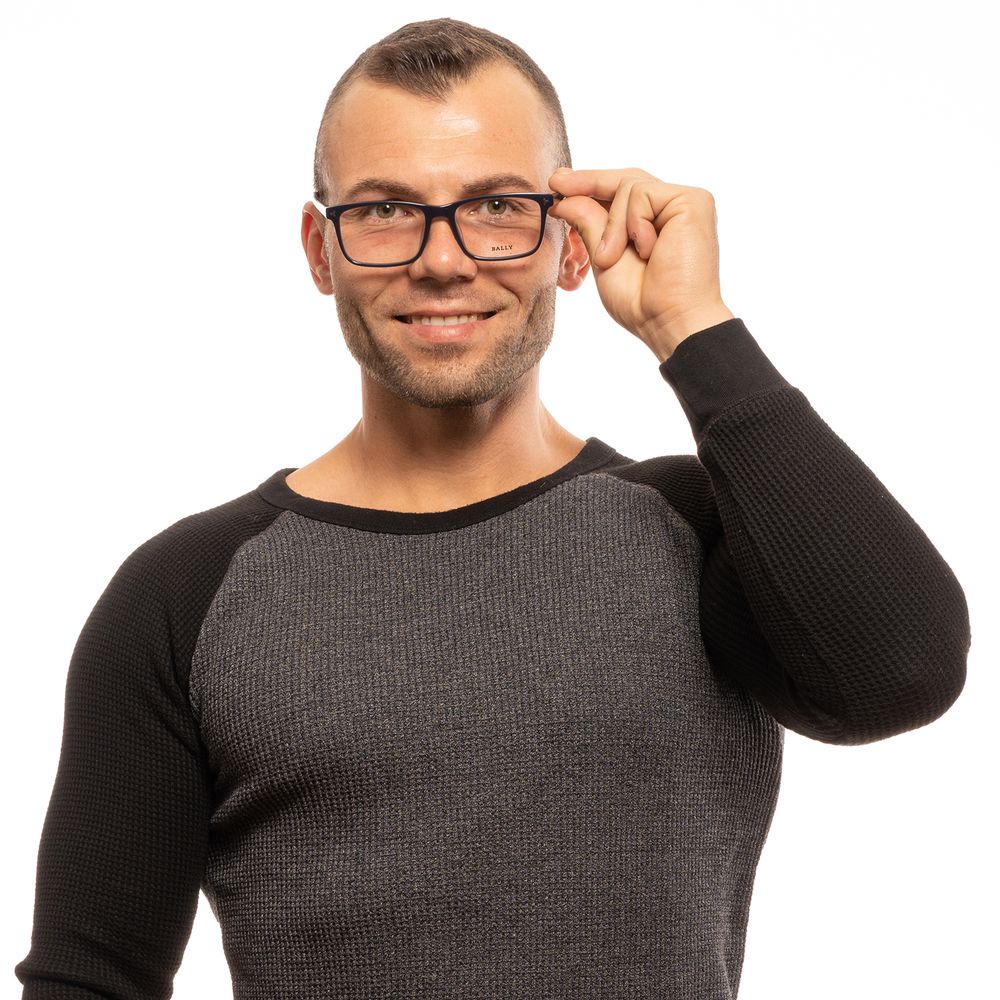 Bally Black Plastic Glasses Men's (Frames)