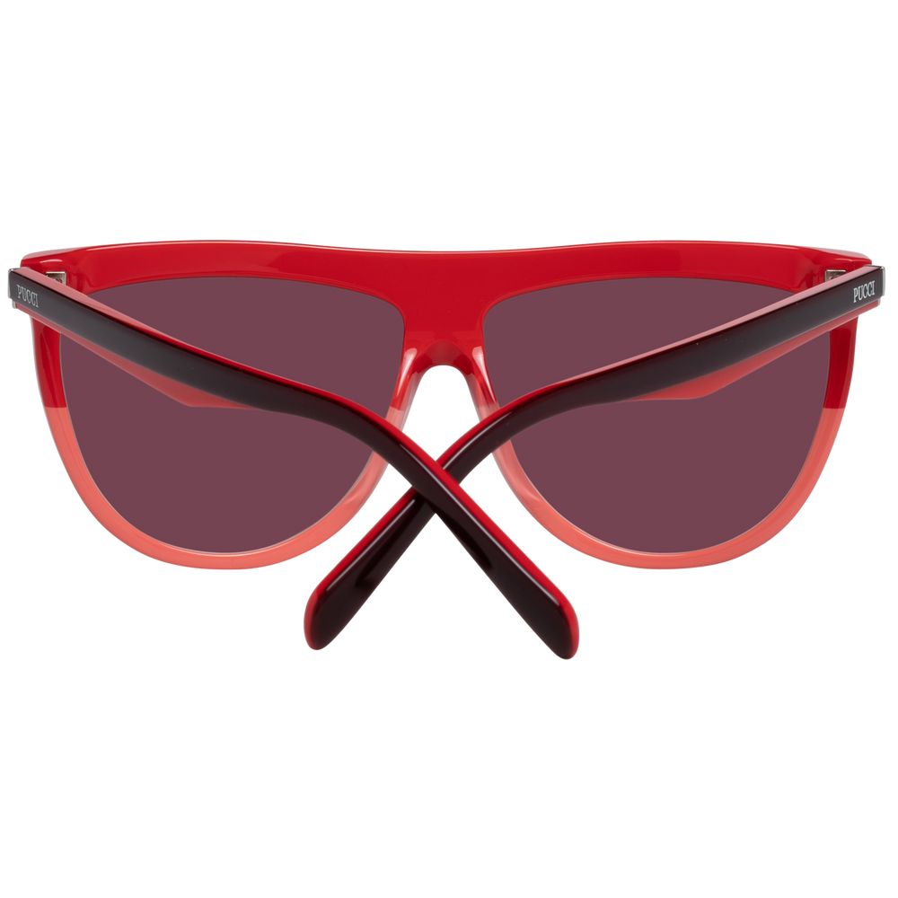 Emilio Pucci Burgundy Plastic Women's Sunglasses
