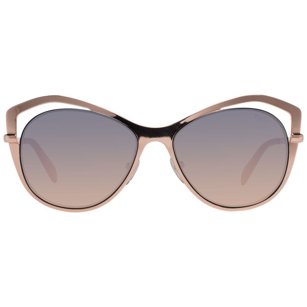 Emilio Pucci Rose Gold Metal Women's Sunglasses