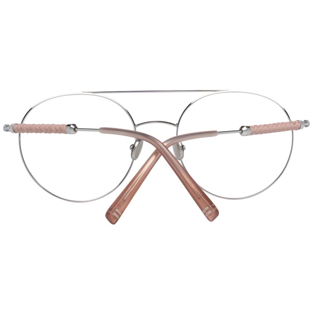 Tod's Silver Metal & Leather Glasses Women's (Frames)