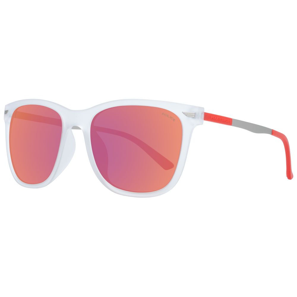 Police Transparent Plastic Men's Sunglasses
