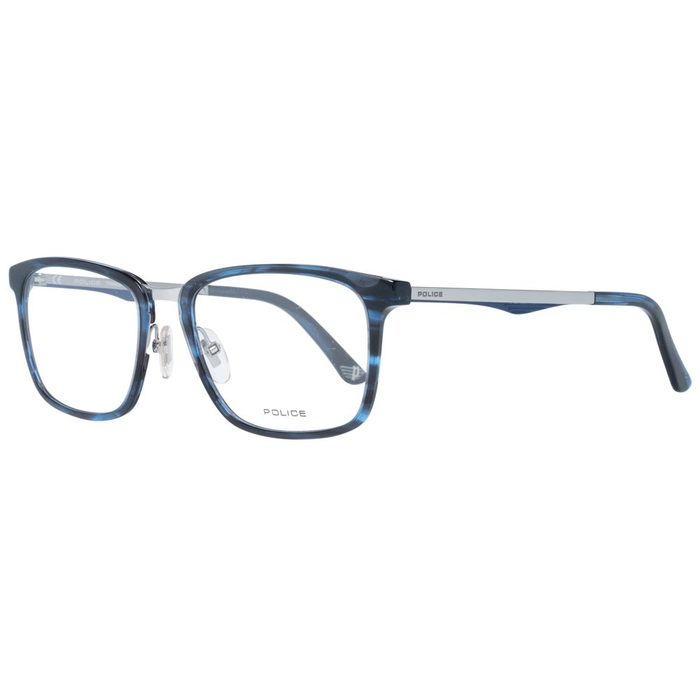 Police Blue Plastic Glasses Men's (Frames)