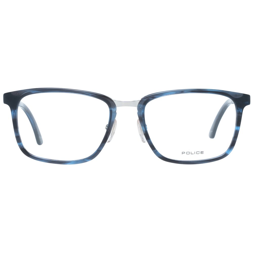 Police Blue Plastic Glasses Men's (Frames)