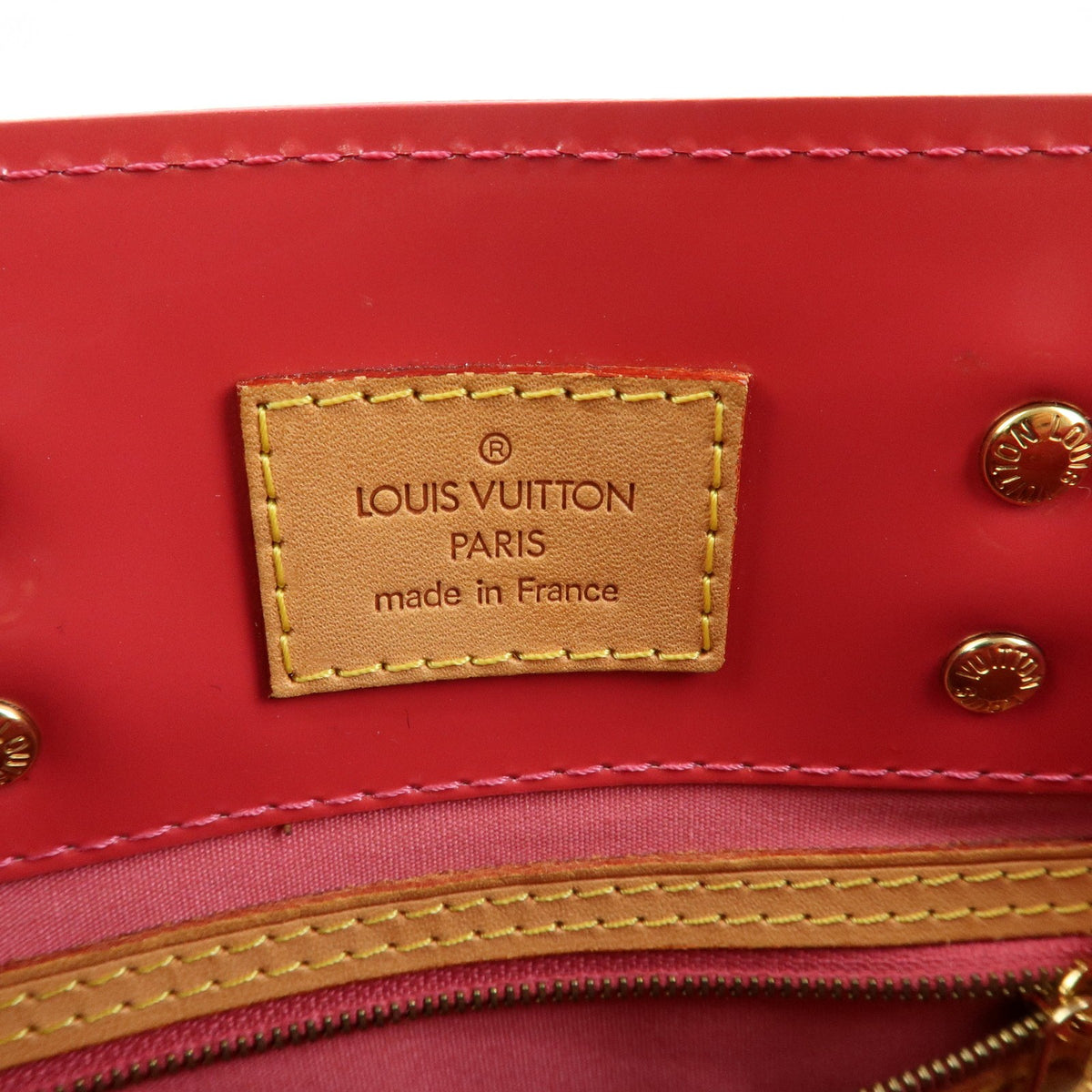 Louis Vuitton Reade Monogram Vernis Pink Patent_Leather Handbag (Pre-Owned)