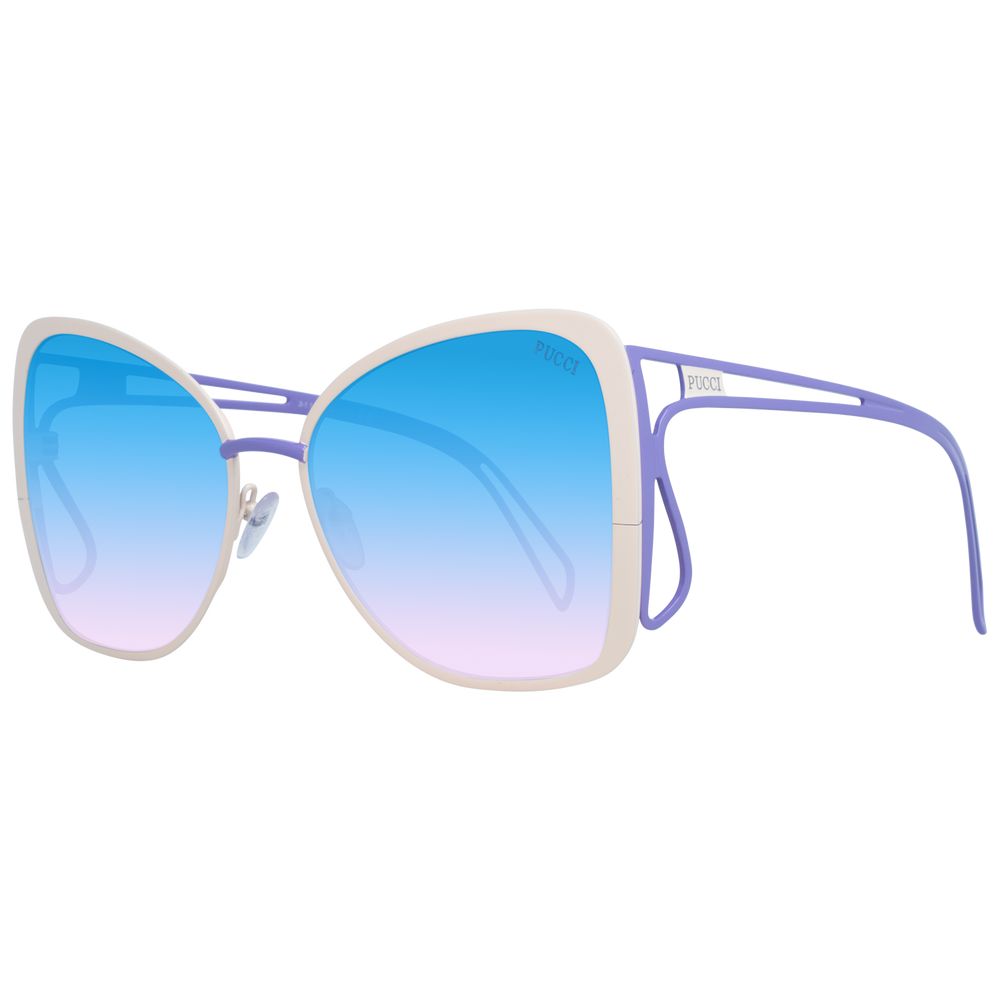 Emilio Pucci Beige Metal Women's Sunglasses