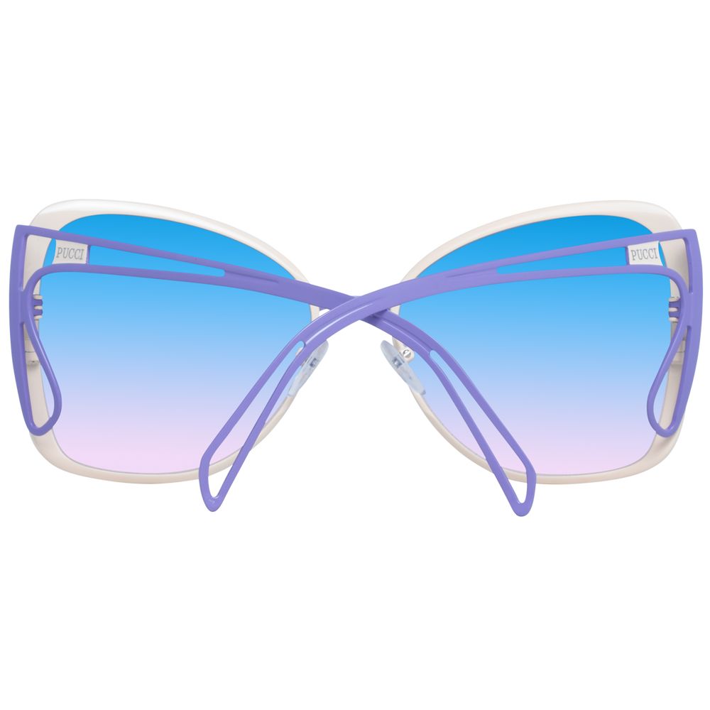 Emilio Pucci Beige Metal Women's Sunglasses