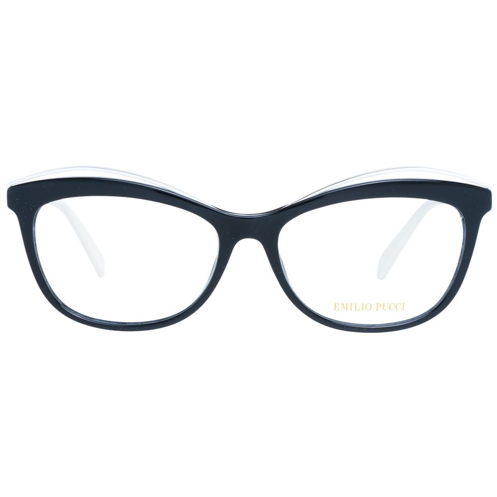 Emilio Pucci Black Metal & Plastic Glasses Women's (Frames)