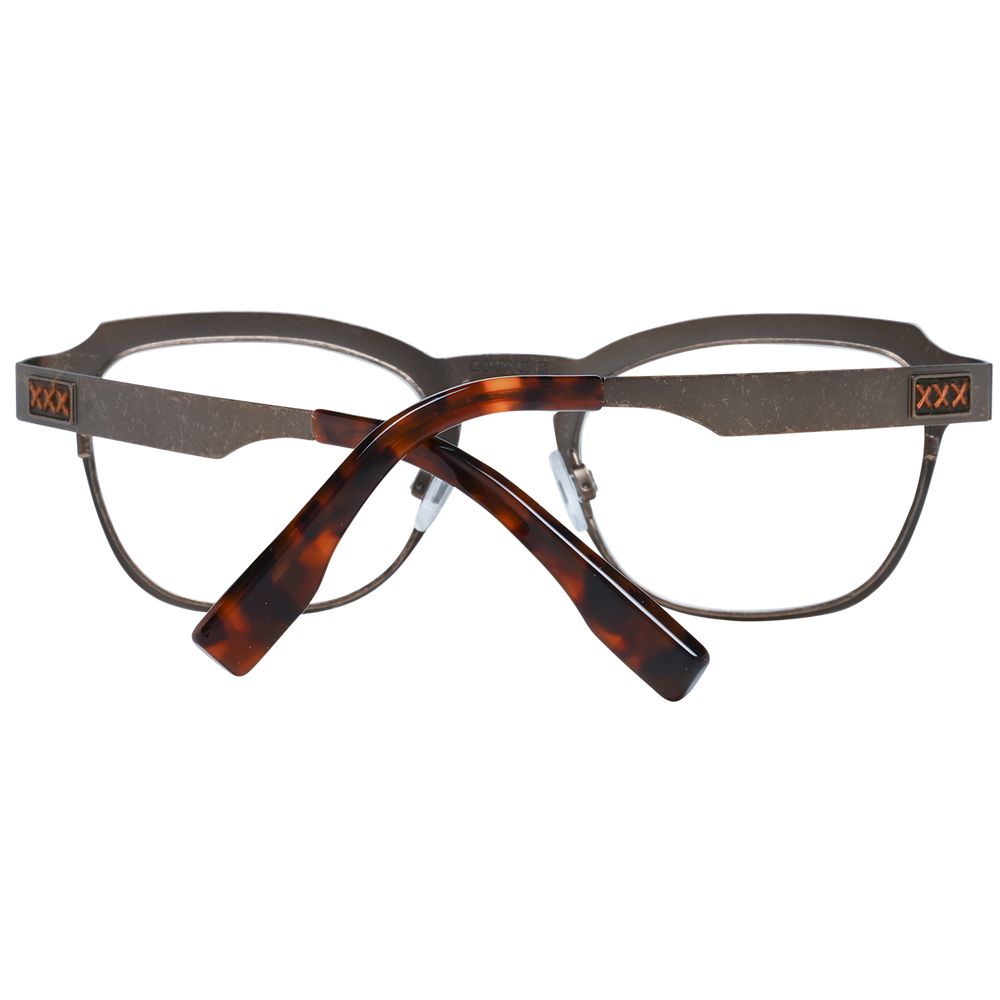 Ermenegildo Zegna Bronze Titanium Glasses Men's (Frames)