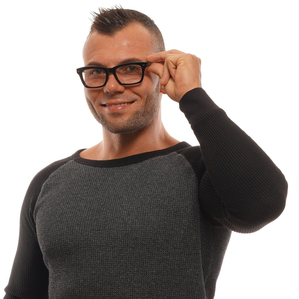 Ermenegildo Zegna Black Plastic Glasses Men's (Frames)