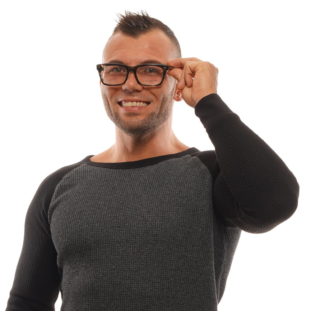 Ermenegildo Zegna Gray Acetate, Wood & Horn Glasses Men's (Frames)