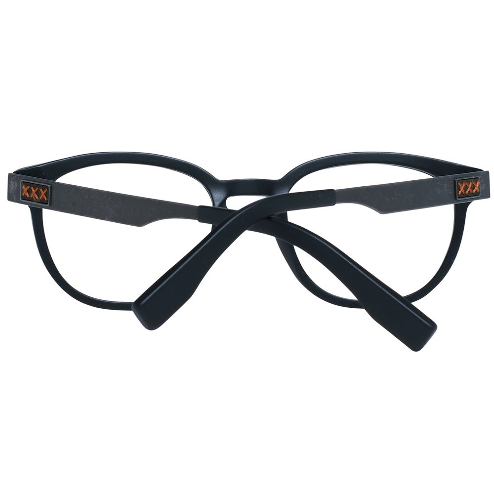 Ermenegildo Zegna Black Plastic Glasses Men's (Frames)