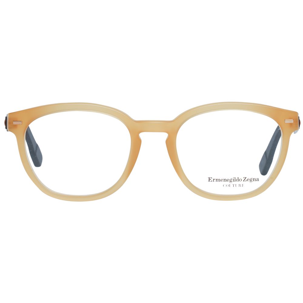 Ermenegildo Zegna Orange Metal & Plastic Glasses Men's (Frames)
