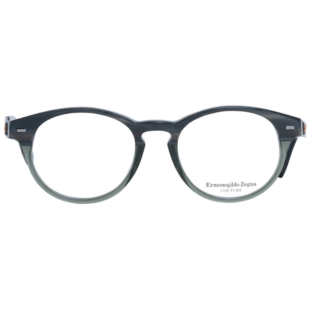 Ermenegildo Zegna Gray Plastic Glasses Men's (Frames)