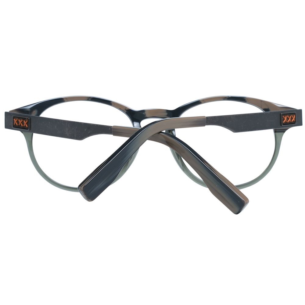 Ermenegildo Zegna Gray Plastic Glasses Men's (Frames)
