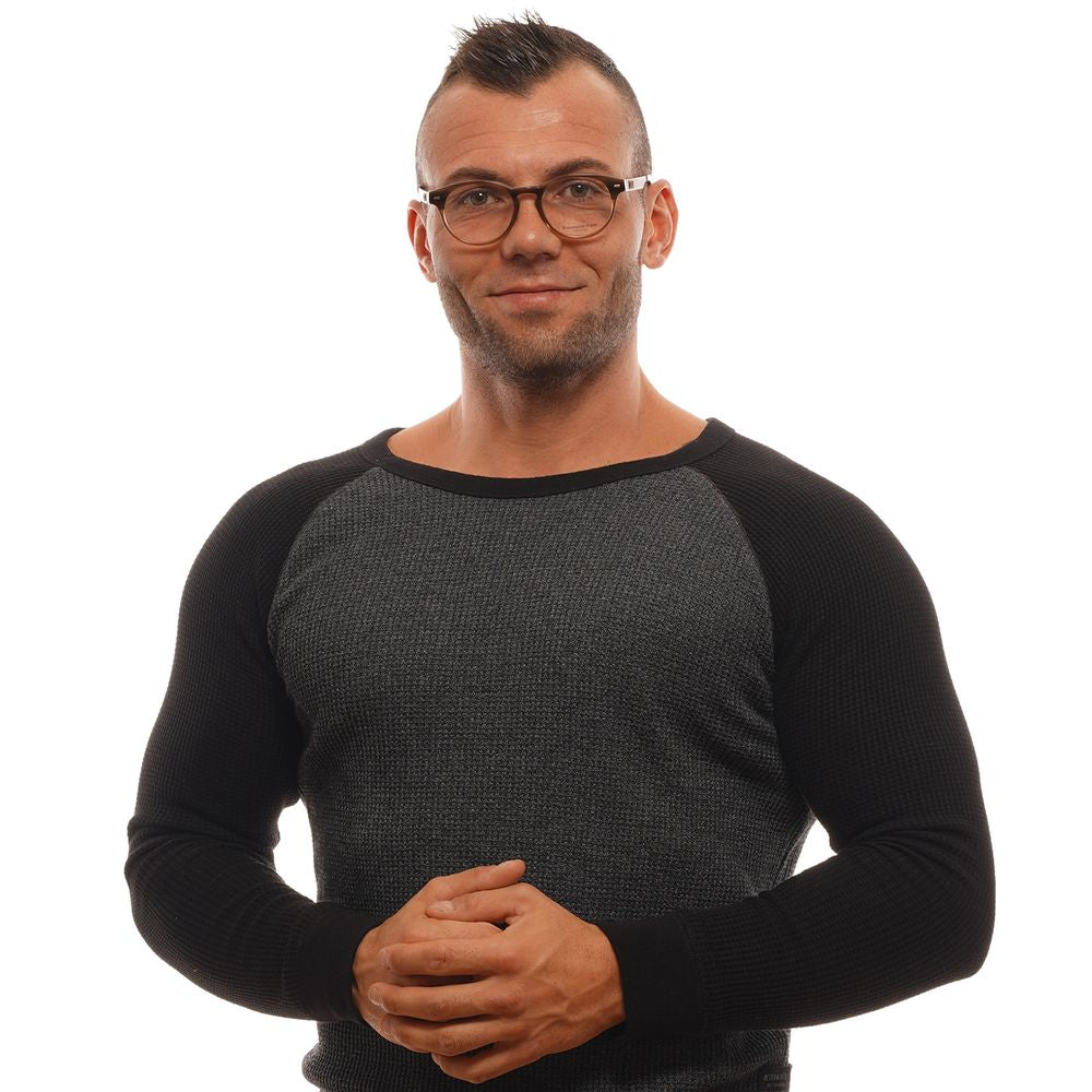 Ermenegildo Zegna Brown Plastic Glasses Men's (Frames)
