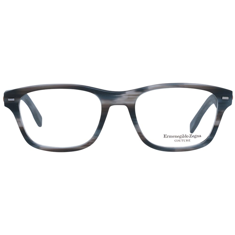 Ermenegildo Zegna Gray Plastic Glasses Men's (Frames)