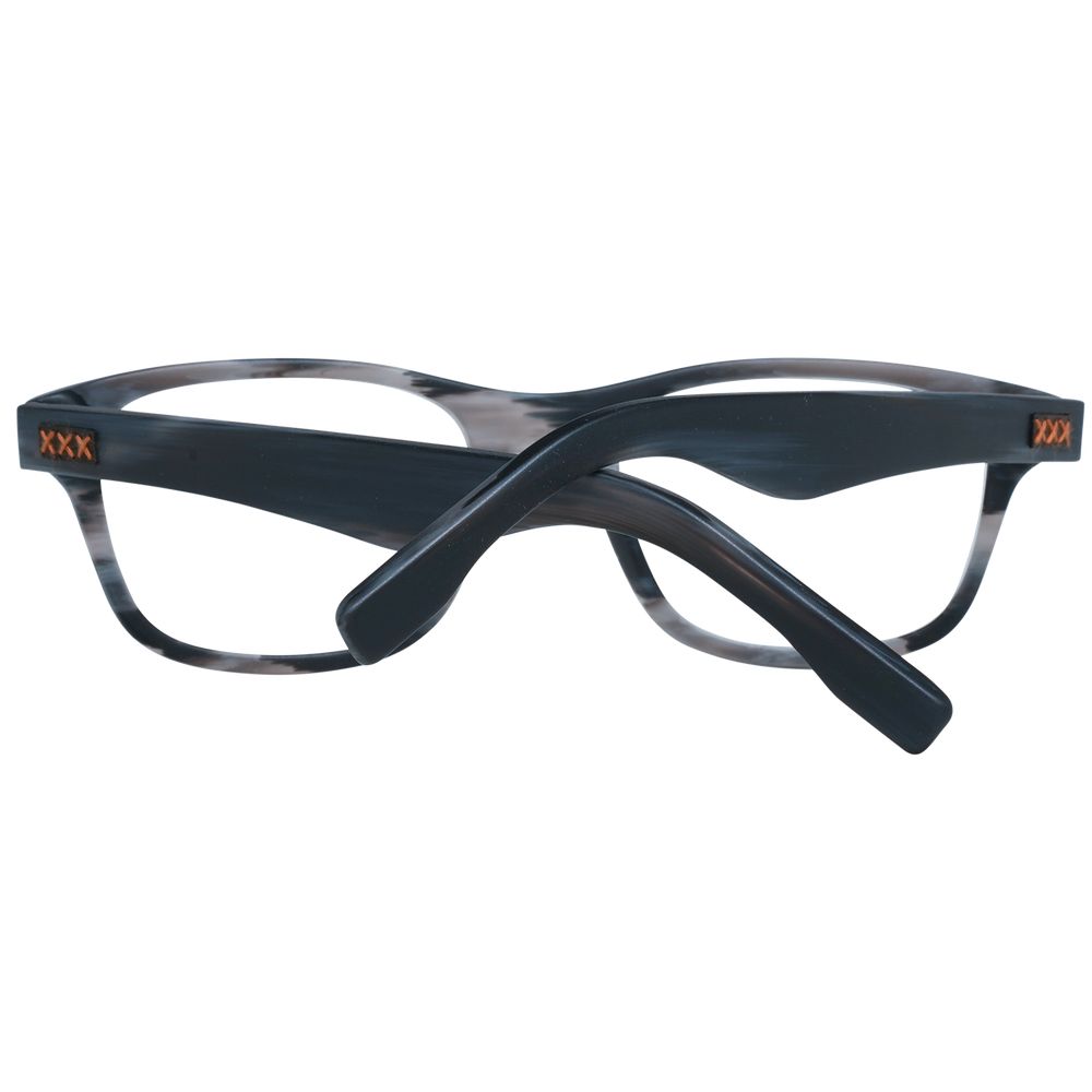 Ermenegildo Zegna Gray Plastic Glasses Men's (Frames)