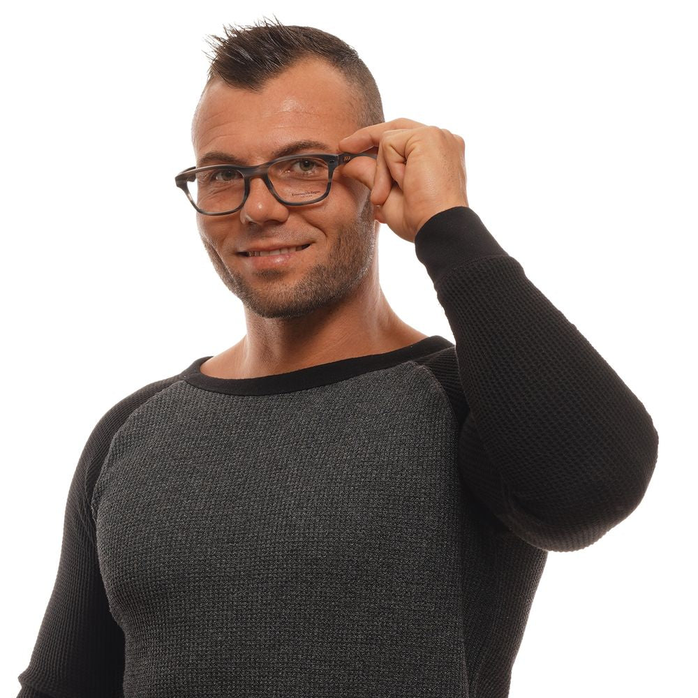 Ermenegildo Zegna Gray Plastic Glasses Men's (Frames)