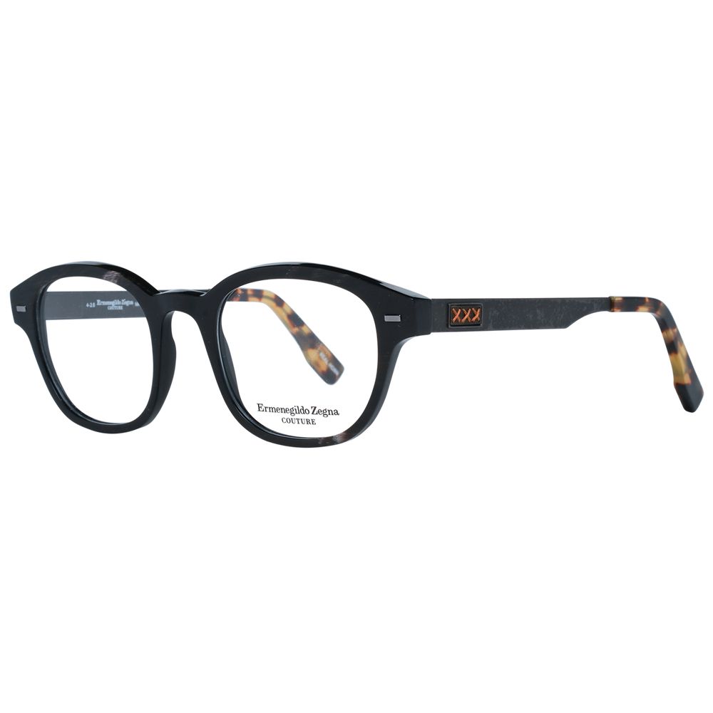 Ermenegildo Zegna Brown Horn Glasses Men's (Frames)