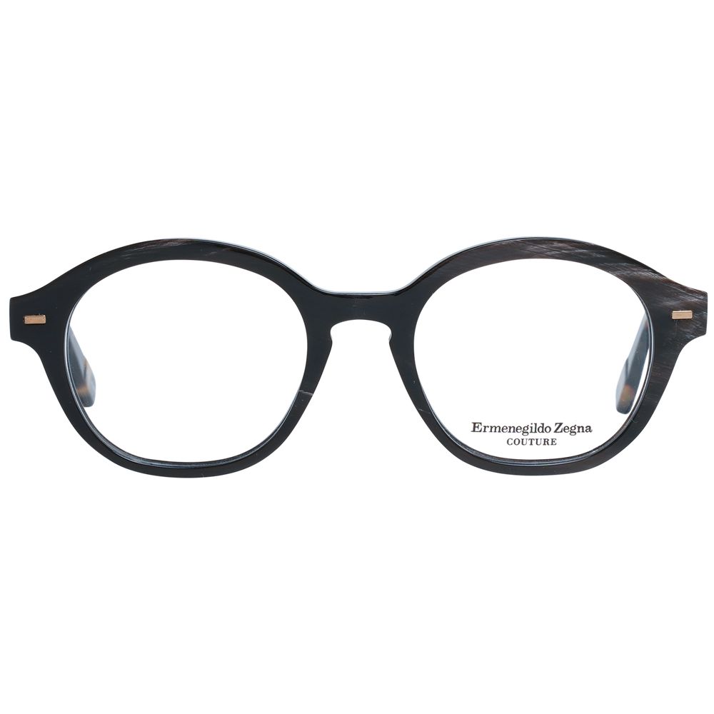 Ermenegildo Zegna Brown Horn Glasses Men's (Frames)