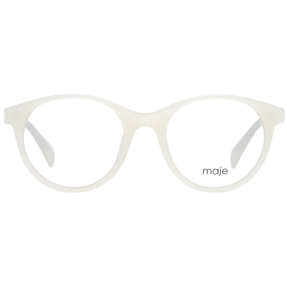 Maje White Acetate Glasses Women's (Frames)