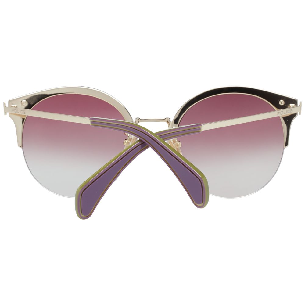 Police Purple Metal Women's Sunglasses