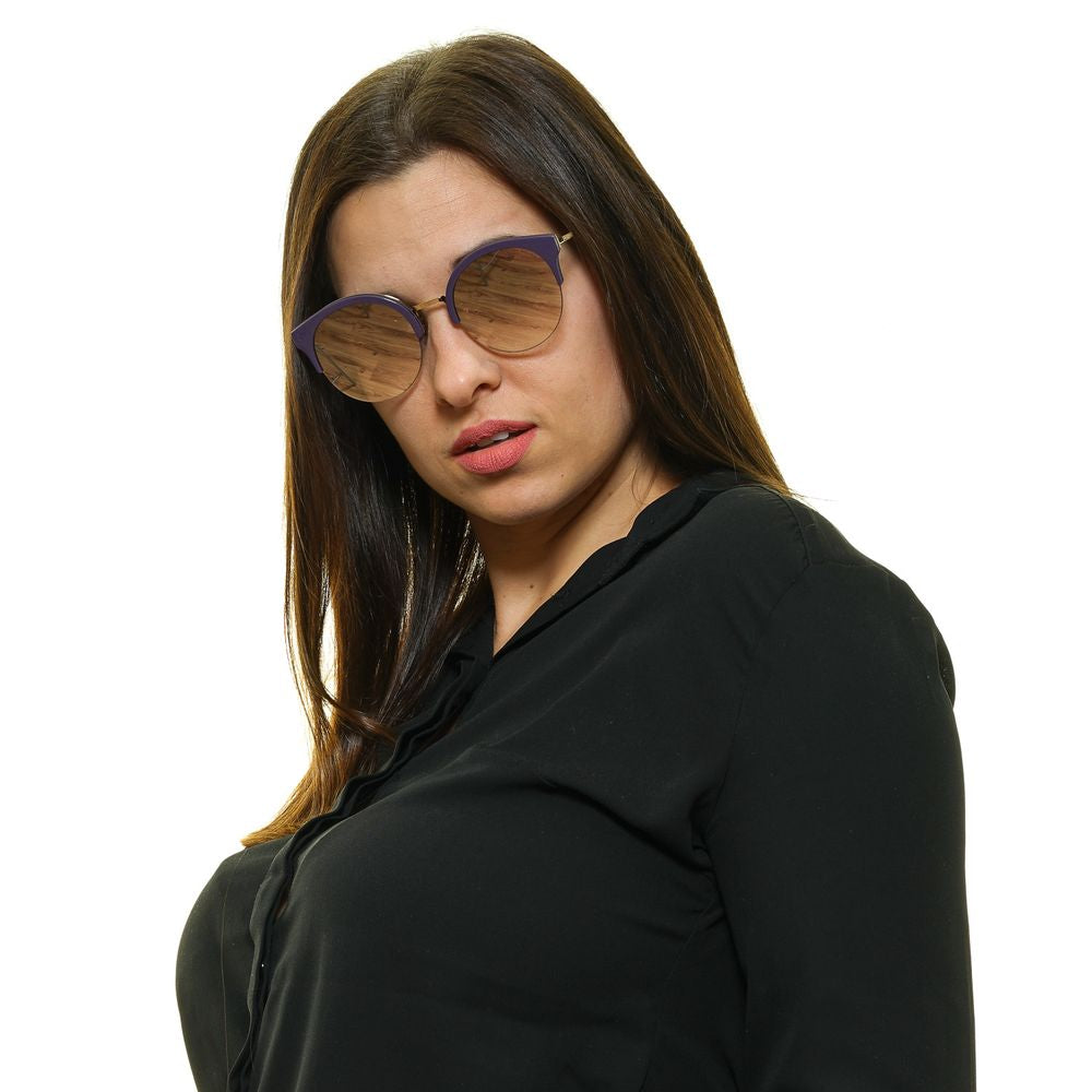 Police Purple Metal Women's Sunglasses