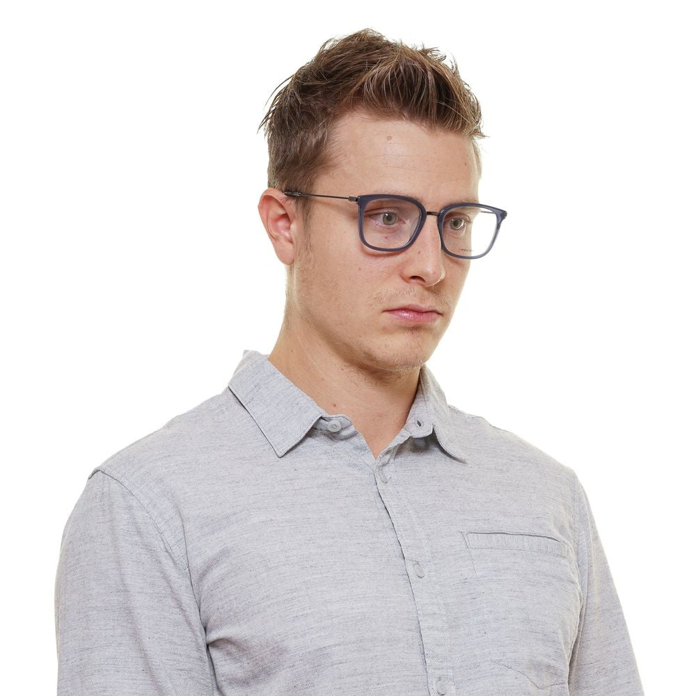 Police Blue Metal & Plastic Glasses Men's (Frames)