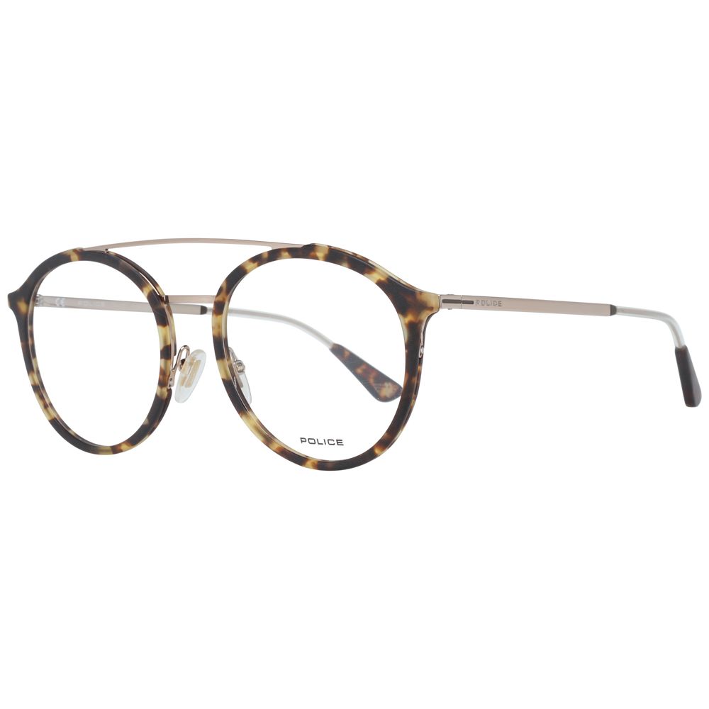 Police Brown Metal & Plastic Glasses Men's (Frames)
