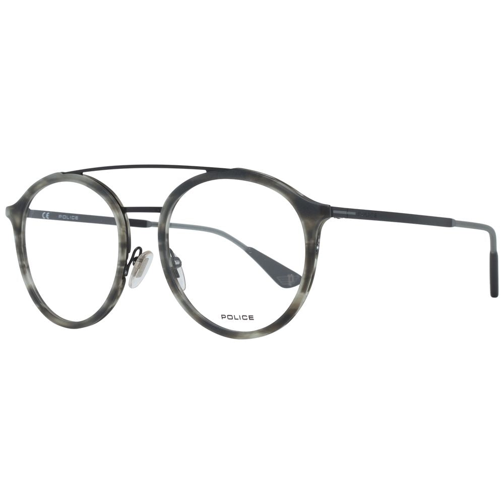 Police Gray Metal & Plastic Glasses Men's (Frames)